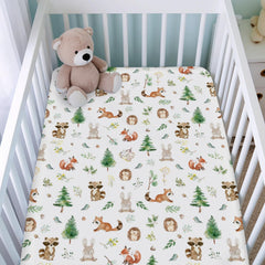 KASTLEE watercolor hedgehog crib sheet adds playful style for nursery decor