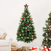 Kasubeso large Christmas tree wall decal in living room for a festive focal point