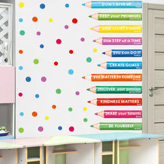 Kasubeso polka dots pattern adds cheerful energy to nurseries.