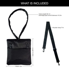 Kate Brothers bag holder with crossbody strap for everyday mobility