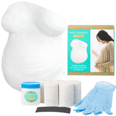 Kate & Milo belly casting kit unboxing reveals complete materials for a memorable prenatal keepsake.