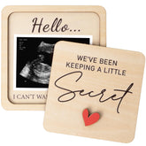 KATINAT grandparent reveal keepsake frame ready for ultrasound photo, a heartfelt display.