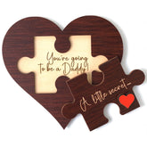 KATINAT pregnancy heart puzzle for a romantic reveal to dad and a cherished keepsake.