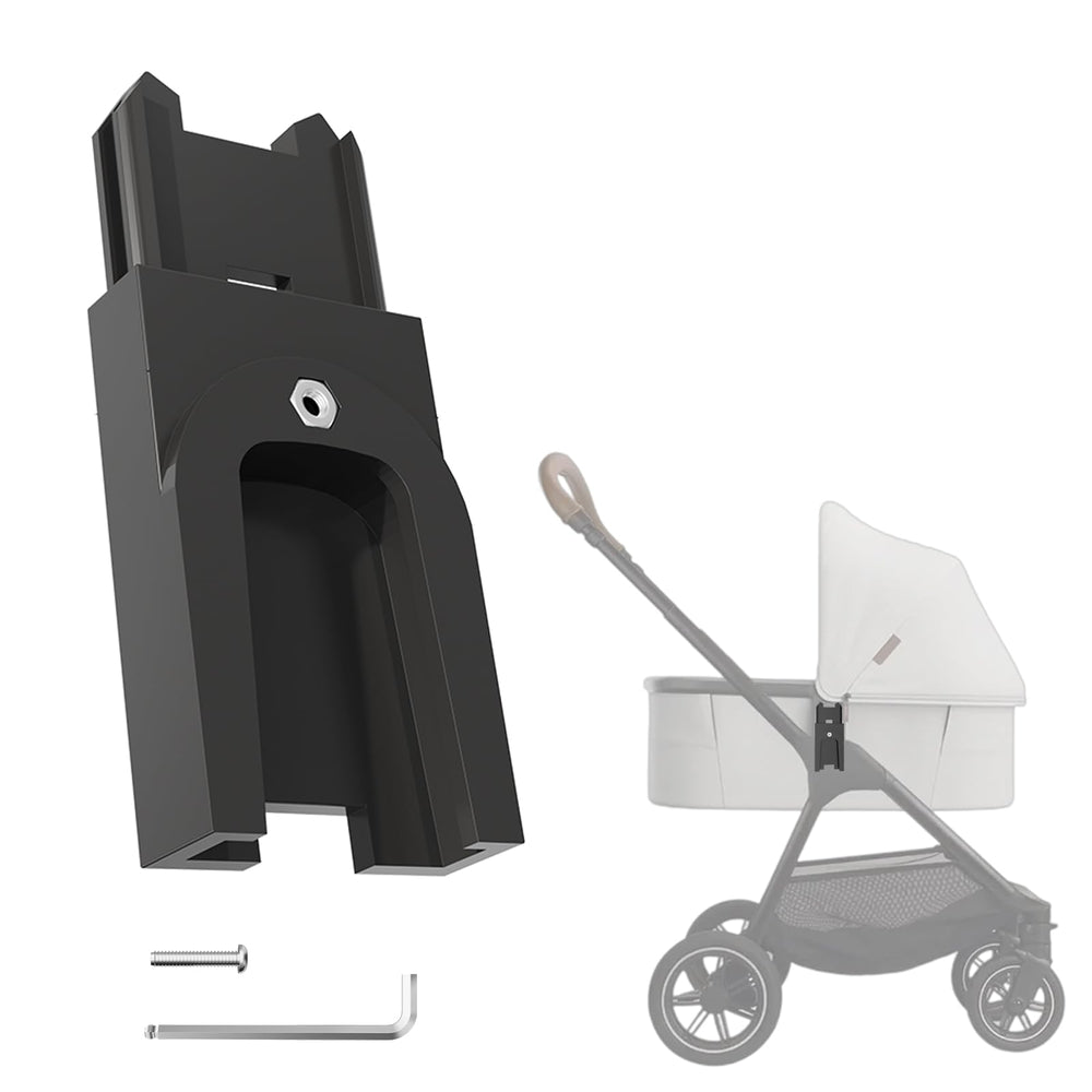 Katywixu Uppababy bassinet connector secures V1-V3 to a stroller for stable rides.