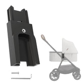 Katywixu Uppababy bassinet connector secures V1-V3 to a stroller for stable rides.