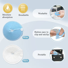 KAVIL soft cotton G-Tube pad; moisture-absorbing for skin comfort.
