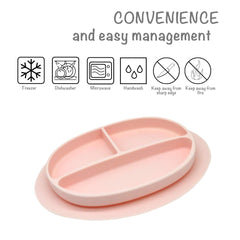 Kcuina dishwasher-safe plate cleans quickly after meals