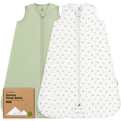 KeaBabies 2-pack sleep sacks on baby for cozy wear during sleep.