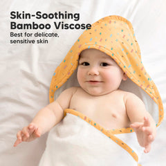 KeaBabies 500GSM thick towel providing plush warmth