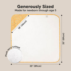 KeaBabies towel gentle on sensitive skin for daily use