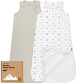 KeaBabies sleep sack organic cotton close up texture for breathability