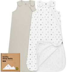 KeaBabies sleep sack organic cotton close up texture for breathability