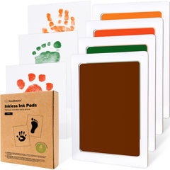 KeaBabies 4-pack inkless kit for hands and feet, mess-free keepsake