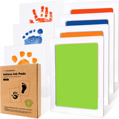KeaBabies inkless kit inkpad close-up for mess-free baby hand and foot prints