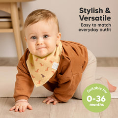 KeaBabies bibs with adjustable snaps; grows with baby 0-36 months.