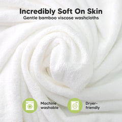 KeaBabies bamboo viscose washcloths provide ultra-soft touch for sensitive baby skin.