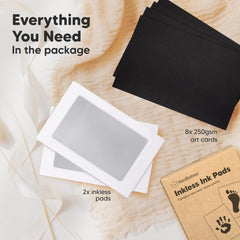 KeaBabies clean-touch ink pad for baby foot imprint without mess.