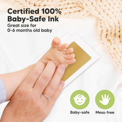 KeaBabies Clean Touch Ink Pad close-up shows safe, residue-free imprinting.