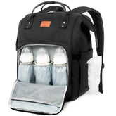 KeaBabies diaper bag backpack waterproof design keeps essentials protected on the go.