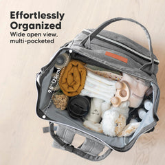 KeaBabies Changing Pad inside showcases clean, waterproof surface for quick diaper changes.