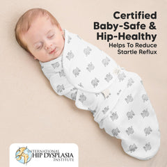 KeaBabies easy diaper-change zipper view for night-time access.