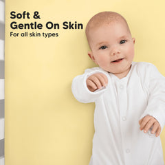 KeaBabies cling-free elastic-band seam keeps sheet securely in place.