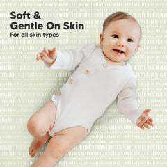 KeaBabies elastic-secure-stitched sheets stay in place for safe sleeping