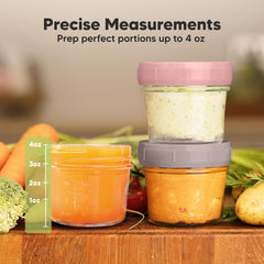 KeaBabies glass jar safe for freezer storage and thawing.