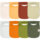 KeaBabies Hallo bib close-up fabric shows soft organic cotton and high absorbency.