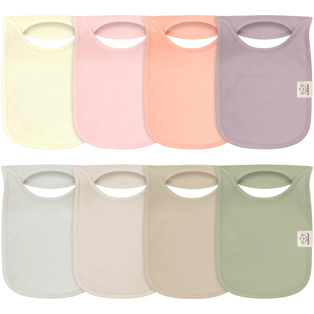KeaBabies Hallo bib in soft cotton boosts gentle skin comfort and drool control
