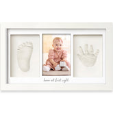 KeaBabies handprint frame with framed baby handprint for nursery decor