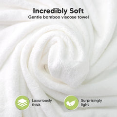 KeaBabies large hooded towel (35x35) provides long-lasting coverage.