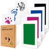 KeaBabies inkless baby handprint kit captures tiny hands cleanly for lasting memories.