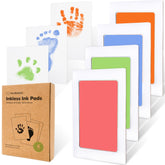 KeaBabies inkless kit handprint demonstrating mess-free imprinting for keepsakes