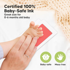 KeaBabies inkless kit step-by-step guide for parents' imprinting success