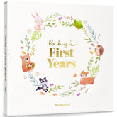 KeaBabies Muse memory book front cover shows padded design for lasting keepsake.