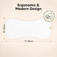 KeaBabies burp cloths with 3-layer protection using organic cotton and fleece