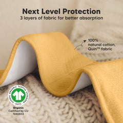 KeaBabies Organic cotton backing offers gentle skin touch