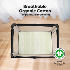 KeaBabies organic cotton mini crib sheets are soft and breathable