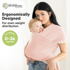 KeaBabies original-baby-wrap-snug-fit: keeps baby close with easy adjustments.