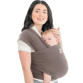 KeaBabies Original Wrap Carrier demonstrates newborn-to-toddler carrying with secure support.