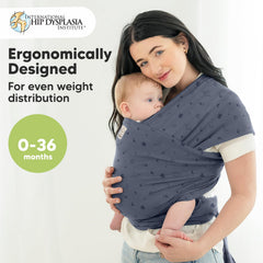 KeaBabies Original Wrap close-up of soft, breathable fabric for gentle wear.