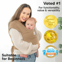 KeaBabies original wrap: soft breathable fabric for everyday comfort.