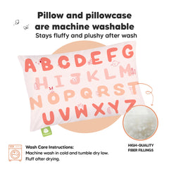 KeaBabies pillow cover shows OEKO-TEX and GOTS certified cotton quality