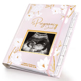 KeaBabies pregnancy journal in blush hard cover offers an elegant keepsake design