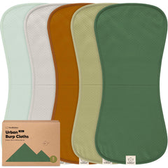 KeaBabies Quin burp cloth with large absorbent coverage for feeding sessions