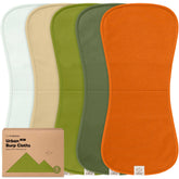 KeaBabies Quin burp cloth pattern with soft organic cotton and high absorbency