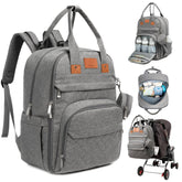 KeaBabies Rove diaper bag with large main compartment for on-the-go essentials