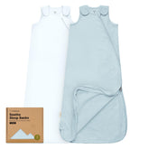 KeaBabies Glacier 0.5TOG sleep sack showing breathable fabric for comfy naps
