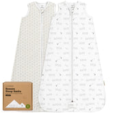 KeaBabies snooze sleep sack 0.5 tog organic cotton for year round coziness